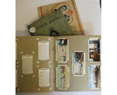Three albums of vintage cigarette cards