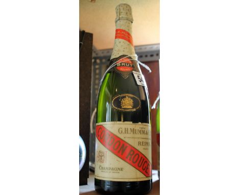 Vintage bottle of 1961 G.H.Mumm &amp; Co champagne