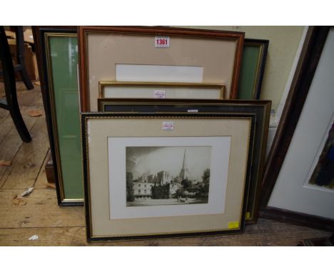 After Stanley Anderson,&nbsp;four monochrome prints, largest 19 x 15.5cm; together with another political cartoon. (5)&nbsp; 