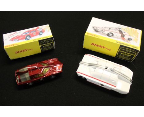 DINKY - CAPTAIN SCARLET - vehicles from Captain Scarlet to include a restored 105 Maximum Security Vehicle in repro box and a