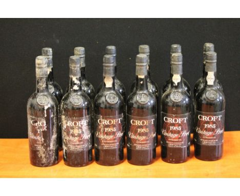 VINTAGE PORT - 12 bottles of 1985 Croft vintage port.