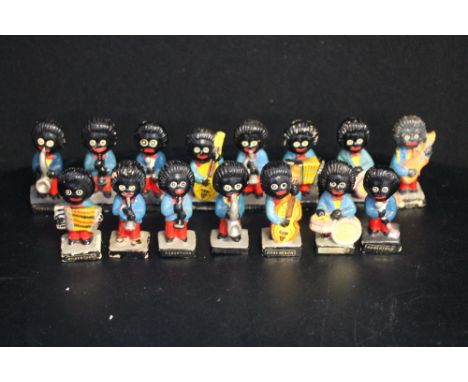 ROBERTSONS GOLLY BAND - a Carlton Ware Band made for Robertsons in the 1960s, includes the full set of 8 figures and a set of