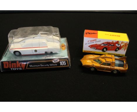 DINKY - CAPTAIN SCARLET - vehicles from Captain Scarlet to include a restored 105 Maximum Security Vehicle in original bliste