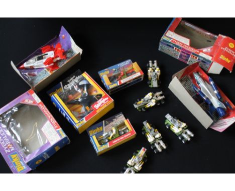 DINKY - 5 boxed Dinky vehicles to include a Galactic War Chariot, a Trident Starfighter, a Zygon Patroller, a Zygon Marauder,