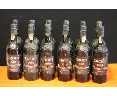 VINTAGE PORT - 12 bottles of 1985 Croft vintage port.