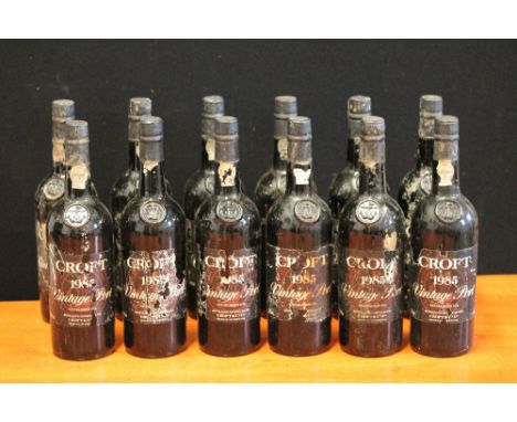 VINTAGE PORT - 12 bottles of 1985 Croft vintage port.