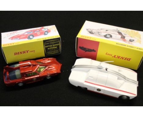 DINKY - CAPTAIN SCARLET - vehicles from Captain Scarlet to include a restored 105 Maximum Security Vehicle in repro box and a