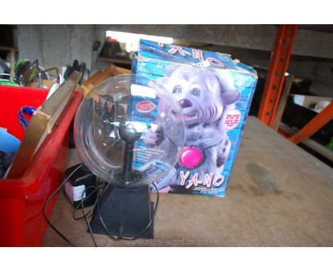 An interactive storyteller 'Yano' with plasma light.
