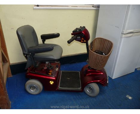 A Shoprider mobility scooter.