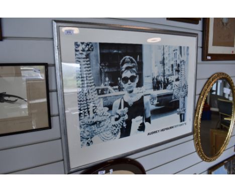 A large poster print for breakfast at Tiffanys