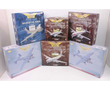 Six various boxed mixed scale Corgi Aviation Archive diecast aircraft, examples to include 2x AA35306, 48701, 48101, 47505, a