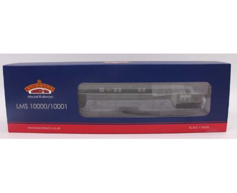 A Bachmann No. 31-997, LMS 10001 British Railways green diesel locomotive with eggshell blue waistband, as issued in the orig