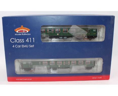 A Bachmann No. 31-426 4CEP Class 411 four car EMU housed in the original window display box, appears complete (NM,BNM)