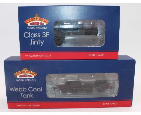 A Bachmann Branchline boxed locomotive group, two examples to include No. 35-052 LNWR Webb Cole tank loco No. 58900, together