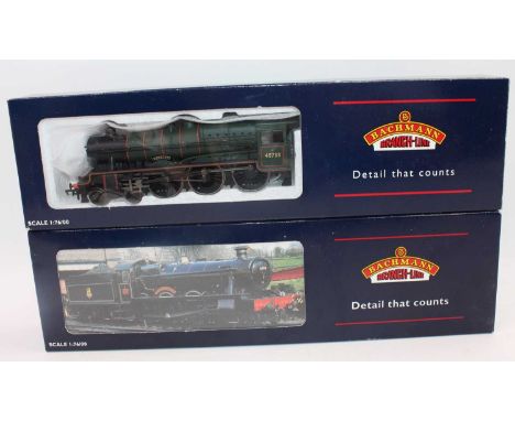A Bachmann boxed locomotive group, two examples to include No. 31-150Z Jubilee Class novelty loco and tender together with a 