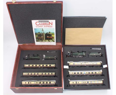 A Bachmann No. 31-2000 limited edition Cambrian Coast Express presentation set containing BR green Manor Class loco, BR green