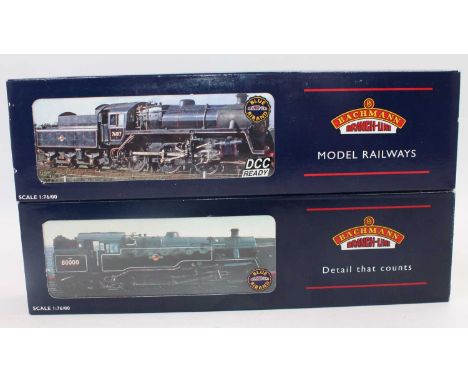 A Bachmann boxed locomotive group, two examples to include a No. 32-950 Standard Class 4MT No. 7603 locomotive, together with