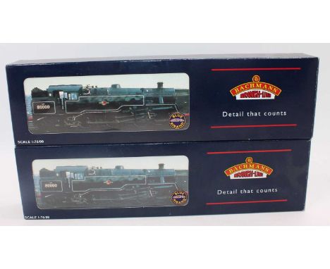 A Bachmann boxed locomotive group, two examples to include No. 32-352 Standard Class 4MT tank loco No. 80032, together with N