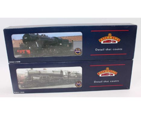 A Bachmann boxed locomotive group, two examples to include No. 32-251 War Department, 2-8-0 Austerity locomotive and tender N
