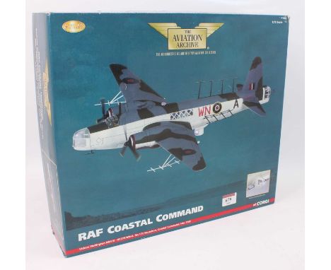 A Corgi Aviation Archive 1/72 scale boxed model No. AA34805 diecast model of a Vickers Wellington Mk8 RAF Coastal Command air