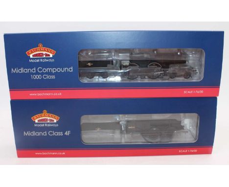A Bachmann Branchline boxed locomotive group to include No. 31-884 Class 4F 0-6-0 44044 locomotive and tender, together with 