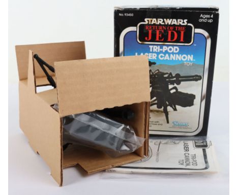 Vintage Kenner Star Wars Tripod laser cannon Mini Rig 1983 Return of the Jedi No.93450. opened at one end, in mint original c