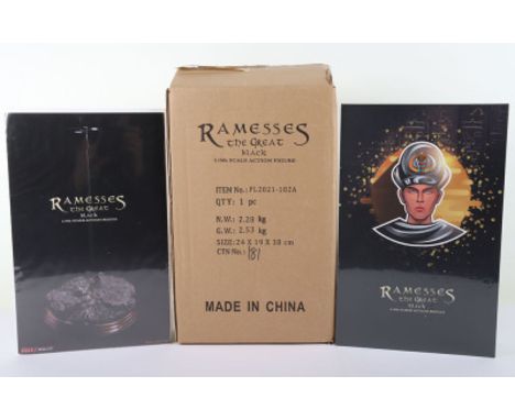 Ramesses The Great Action Figure, Black Tb League Phicen, Product code PL2021-182A Scale 1/6th Mint in sealed box with Outer 