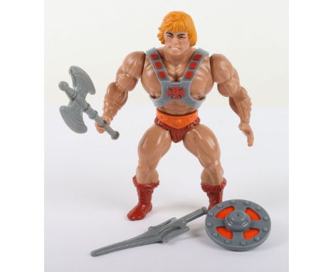 Vintage Masters of the Universe He-Man Action figure Mattel Taiwan 1981, Complete in good condition.
