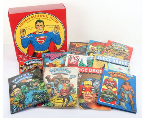 Superman Masterpiece Edition and 2000AD Annuals, Superman Masterpiece Edition Exclusive 8-inch Statue of 1938 Superman with r