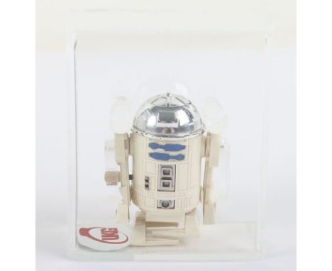 Scarce Vintage Star Wars Takara Japan R2-D2 Wind Up Graded 80 Action Figure, 1978, UKG Figure 80% Paint 80% Lot 191 re offer 