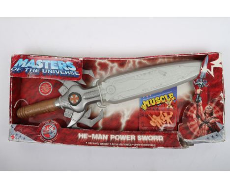 Scarce 200x Masters of the Universe He-Man Power Sword Electronic lights and sound boxed by Mattel,  Note one cable tie has c