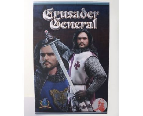Crusader General French Crusader Action Figure, General Balian Pangaea Product code PG04A Scale 1/6th Mint in Box. Some box w