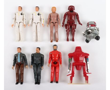 Vintage The Black Hole Walt Disney Action Figures 1979, including Vincent, Maximillian with stand. Play wear. (A lot) 