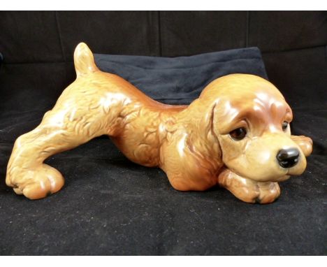 Large Goebel spaniel puppy figure no:3003412. L: 30 cm