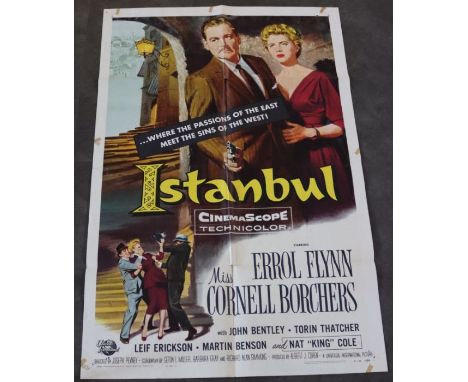 A vintage movie poster 'Istanbul' (1957)