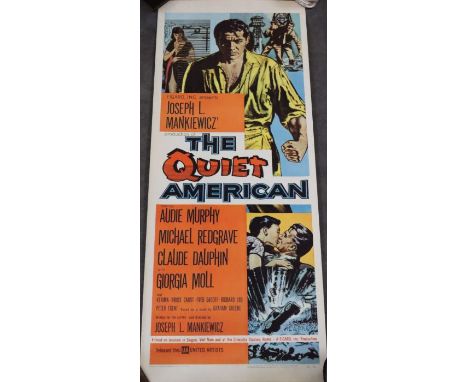 A vintage movie poster 'The Quiet American' (1958)36 x 92cm