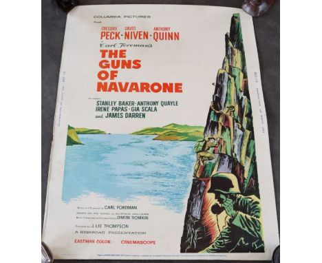 A vintage movie poster 'The Guns of Navarone' (1961)101 x 77cm