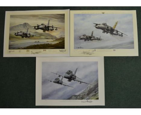 3 unframed prints by Micheal Rondot:"Broken Silence", Artists Remarque ltd. ed. 5/25 artists remarque (one original drawing, 