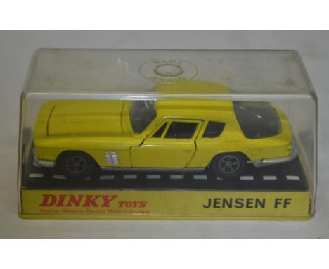 Dinky Toys Jenson FF in original box, light signs of wear, small crack in rear windscreen 