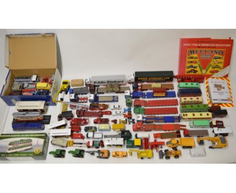 Large collection of mostly 1:76 (00 gauge mostly by Oxford miniatures) model vehicles, Meccano dinky toys, reference book and