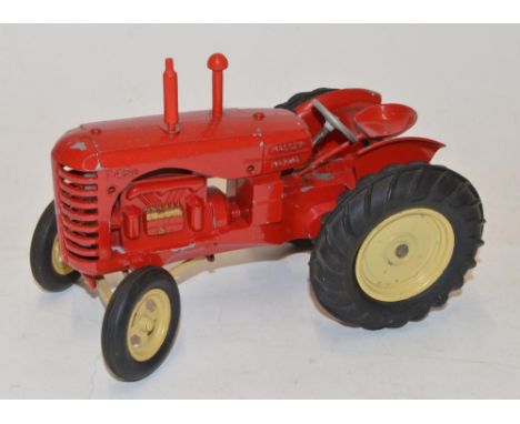 Vintage large scale Lesney Massey-Harris 745d metal tractor, L 27cm 