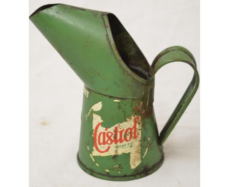 Small vintage Castrol motor oil can, H12cm 