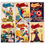 Captain Marvel Jr. (1953 3rd Series L Miller) 1-3, 8-10. No 1 [fn], 2: detached cover [fr/gd],