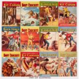 Cowboy Picture Library (1959) 303-315, 317, 319-324. With Buck Jones, Kit Carson, Davy Crockett
