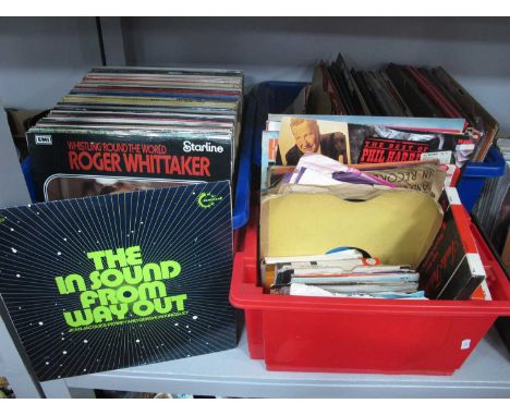 Records - Abba, Platters, Enya, Bill Haley, Everly Brothers, and other 33, 45 and 78rpm, Elvis Presley 78rpm:- Three Boxes.