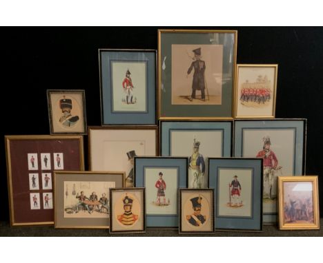 Pictures and Prints - Military related prints including illustration of Charles Wynn-Carington,1868-1895, signed; "Chelsea Pe