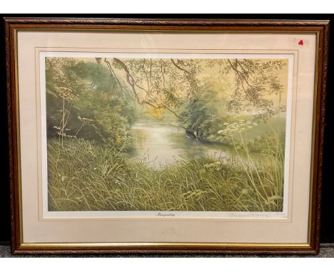 Pollyanna Pickering, after, Tranquility, signed in pencil to margin, limited edition lithograph print, number 210/250. 