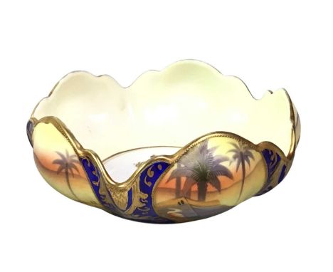 NORITAKE FRUIT SERVICE, ALONG WITH FURTHER NORITAKE CHINA the fruit service comprising one large and six smaller bowls, the o