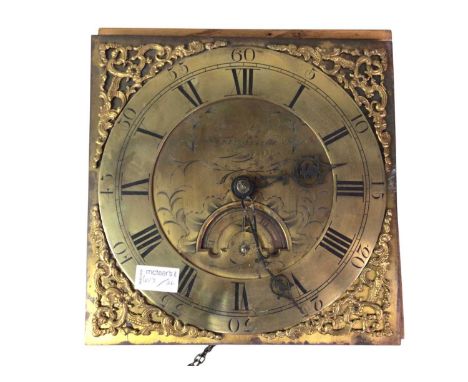 OAK MANTEL CLOCK, AND A CLOCK FACE of Art Deco design, along with a clock face, marked for James Jarrco of Fording Bridge, wi