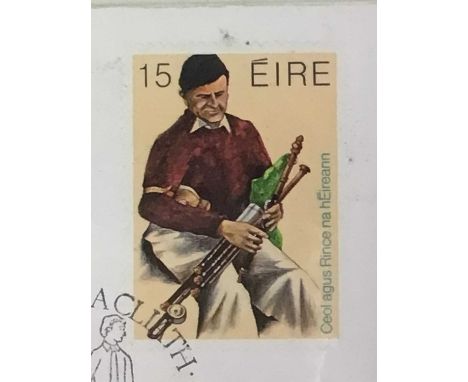 COLLECTION OF STAMPS AND FIRST DAY COVERS, 1940s AND LATER in albums and loose, including British stamps and Irish stamps